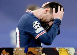 Enlace a Messi acabó cabizbajo en Champions... un año más