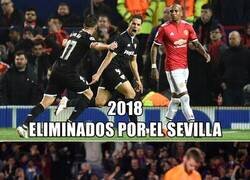 Enlace a El United tiene 5 años seguidos siendo eliminado de Europa por españoles
