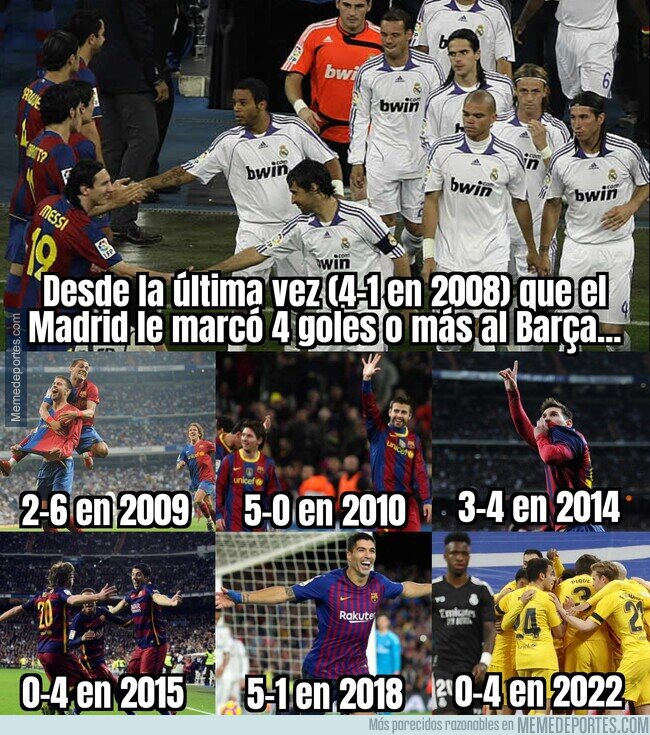 1157558 - Las goleadas del Barça al Madrid
