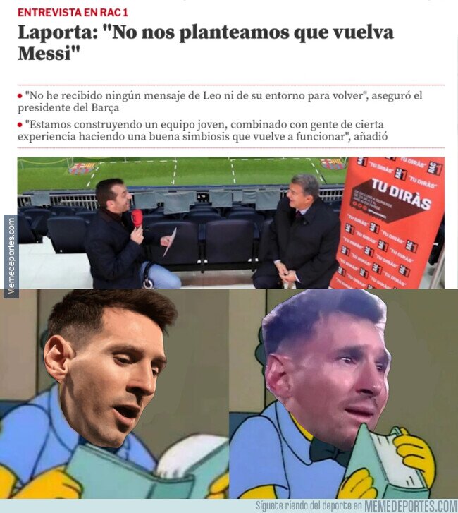 1158017 - La vuelta de Messi no entra en los planes de Messi