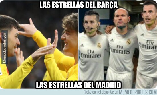 1158365 - Las estrellas del Barça VS Las estrellas del Madrid
