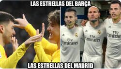 Enlace a Las estrellas del Barça VS Las estrellas del Madrid