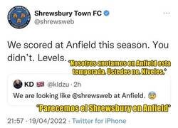Enlace a Shrewsbury FC, sin piedad.