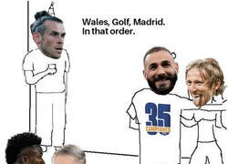 Enlace a Bale durante la fiesta de celebración de LaLiga