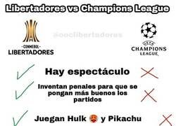 Enlace a Libertadores vs Champions