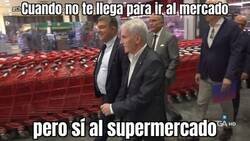 Enlace a Laporta y su junta visitan un supermercado