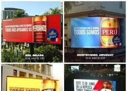 Enlace a Marcas de cerveza de Brasil, Uruguay, Ecuador y Argentina muestran su apoyo a Perú en el repechaje