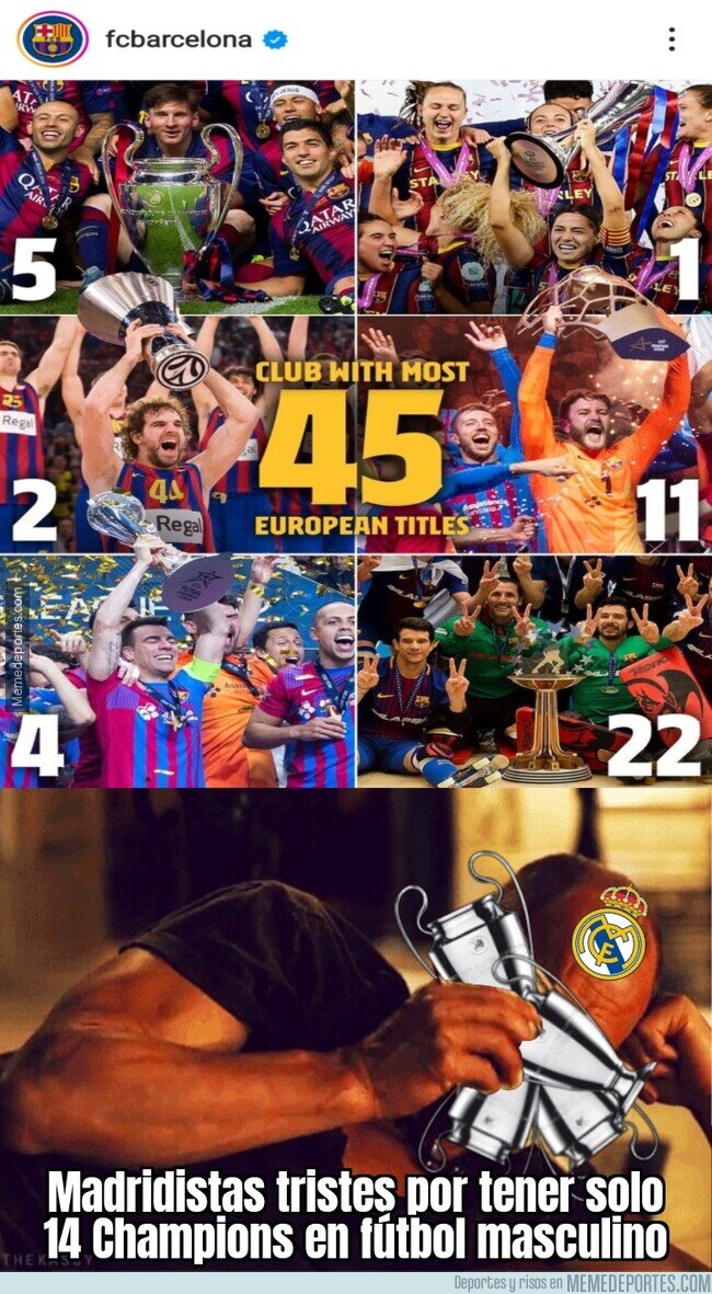 1163988 - El Barça saca pecho de sus títulos europeos