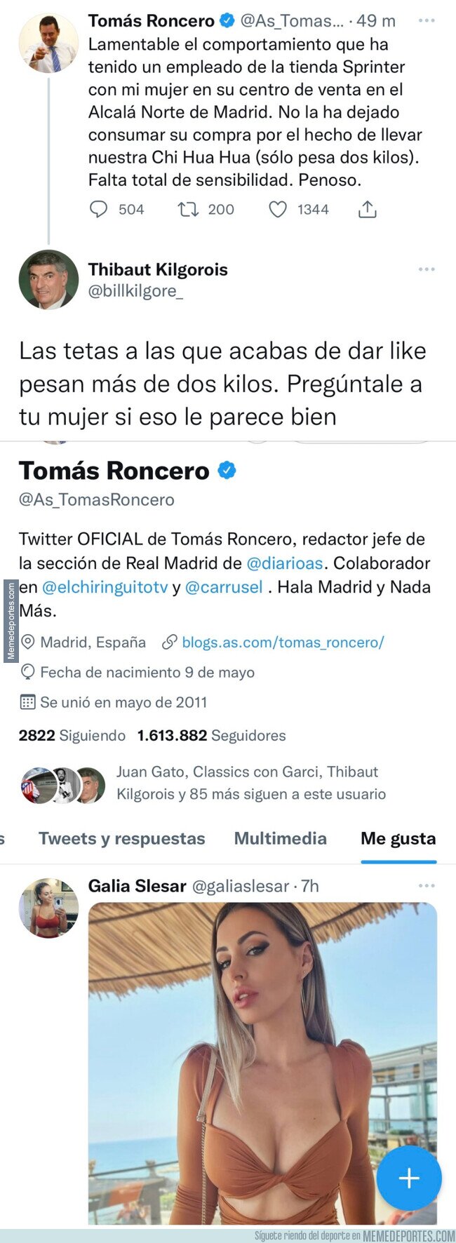 1164563 - El megazasca monumental de este usuario de Twitter a Tomás Roncero