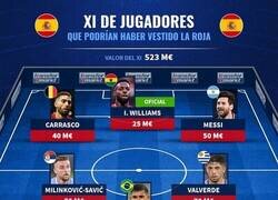 Enlace a El 11 ideal de jugadores que podrían haber jugado con España
