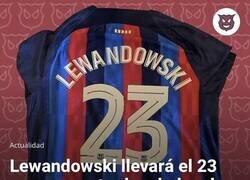 Enlace a Dorsal confirmado para Lewandowski