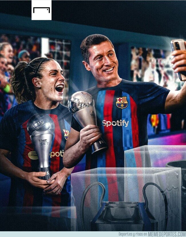 1166157 - El Barça es el primer club que consigue juntar al The Best femenino y masculino