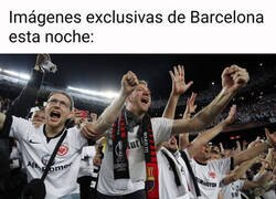 Enlace a Barcelona será del Eintracht (como aquella noche de abril)