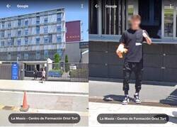 Enlace a En el Street View aparece Gavi saliendo de la Masía