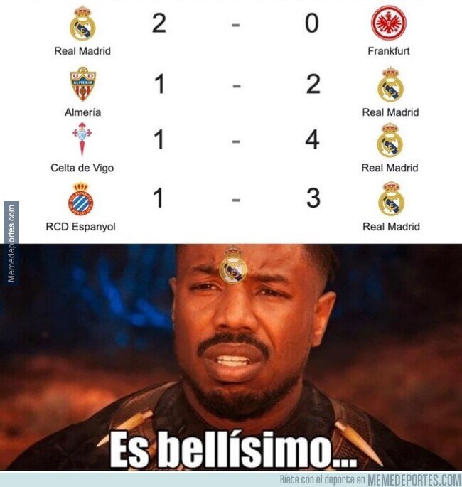 [ MEMEDEPORTES ] Vaya racha del Real Madrid