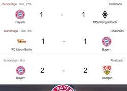Enlace a 3 empates en Bundesliga seguidos del Bayern