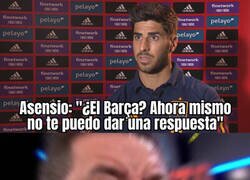 Enlace a Asensio no le cierra la puerta al Barça