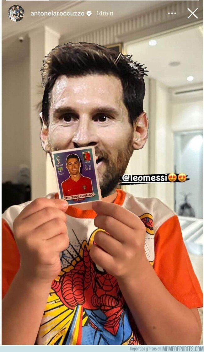 1170597 - A Messi le salió el cromo de su papá