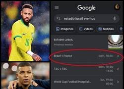 Enlace a ¿Está todo arreglado? Google afirma que en el estadio de la final se jugará un Brasil-Francia el mismo día que se disputa el campeonato.