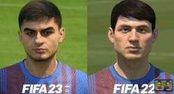 Enlace a Que bueno que el nuevo FIFA por fin hizo la cara de Pedri y ya no tienen que usar el modelo de Maguire