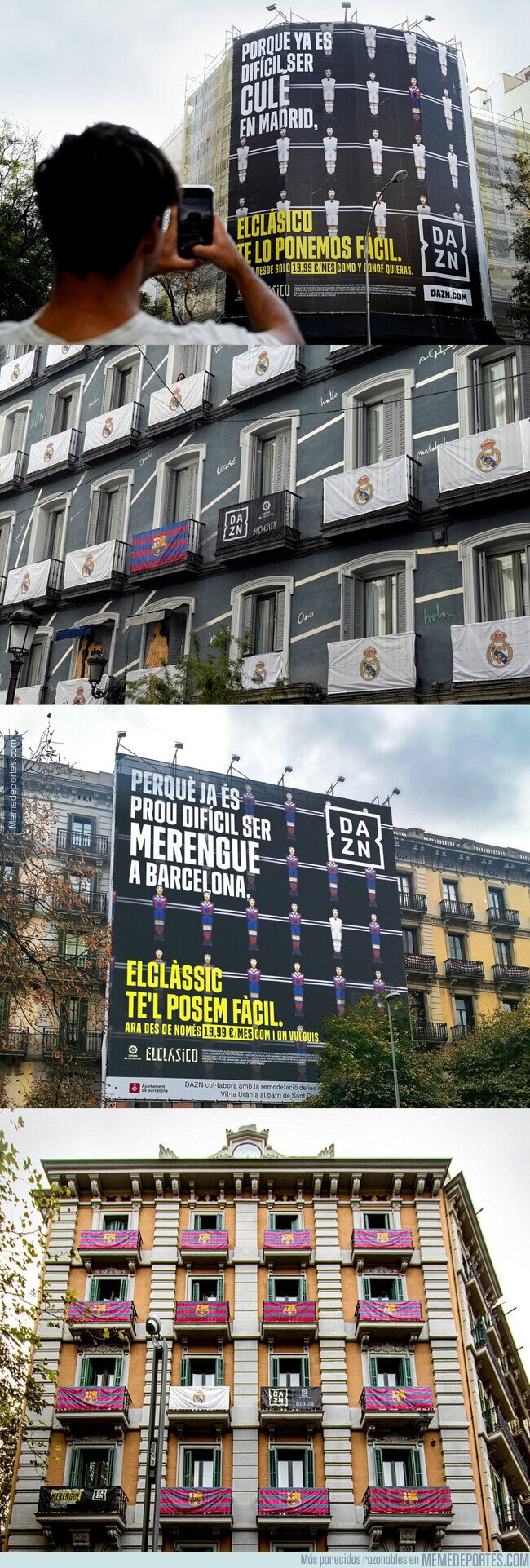 1172000 - Así ha promocionado DAZN el Clásico en Madrid y Barcelona