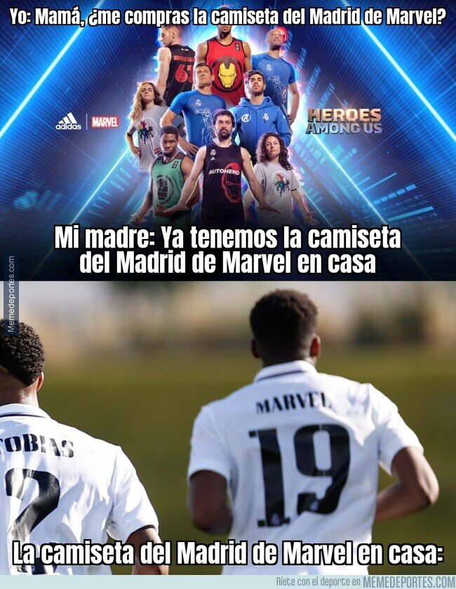 1173245 - La camiseta del Madrid de Marvel