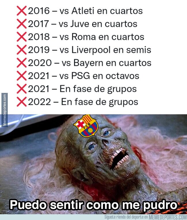 1173252 - Los durísimos últimos 8 años del Barça en Champions