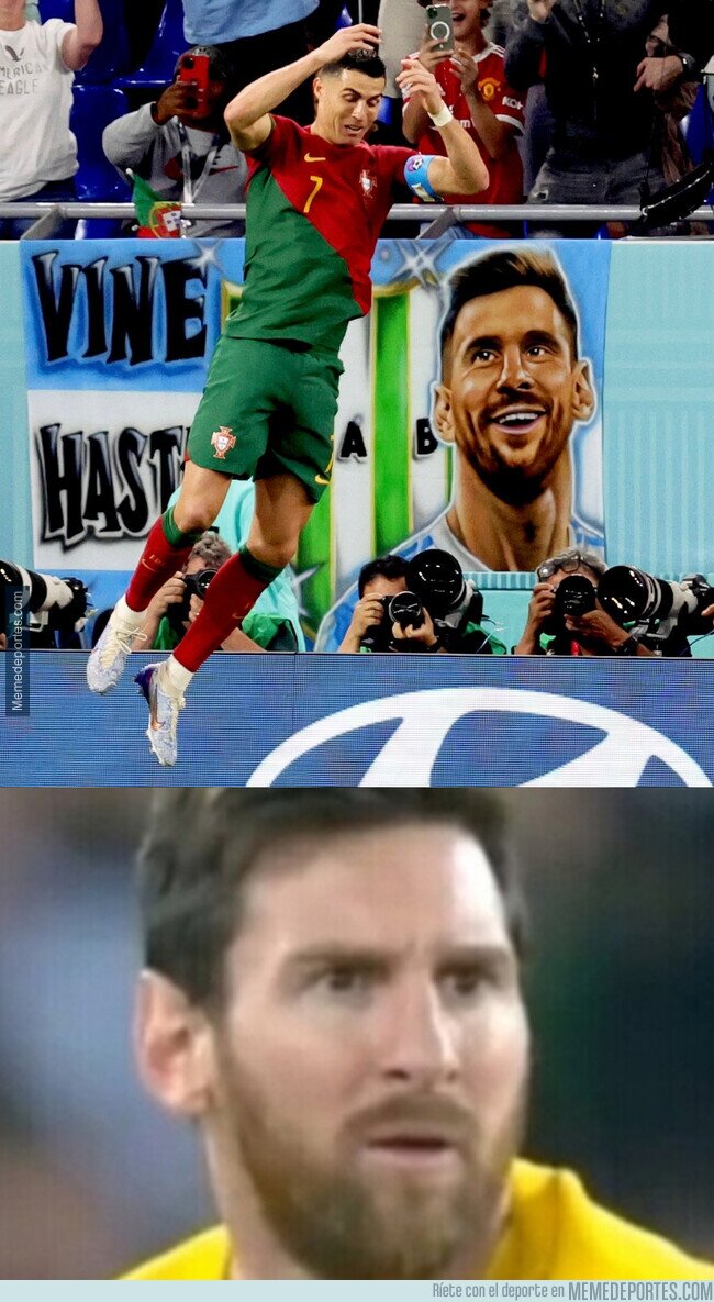 1175071 - La foto de Messi admirando al Bicho allá donde esté