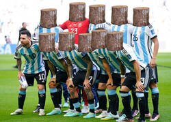 Enlace a Messi, al mando de un equipo de troncos