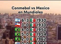 Enlace a En 80 años de mundiales, México solo ha ganado una vez contra un sudamericano