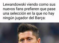 Enlace a Culés que van con Messi antes que con Lewandowski