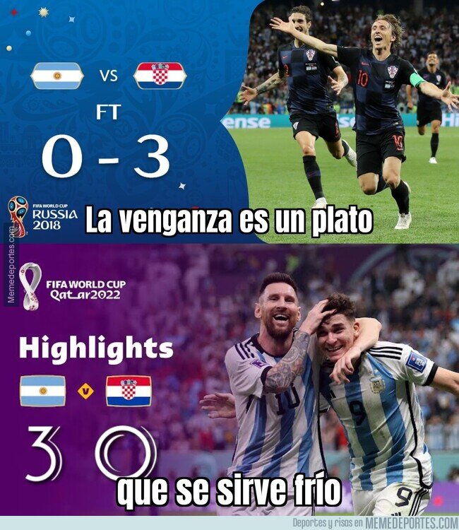 1176508 - Argentina le devolvió a Croacia los 3 goles de 2018