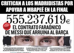 Enlace a ¿Qué es peor, ir con Messi que arruinó al Barcelona o con Mbapeé que le ahorró al Madrid 400 millones?