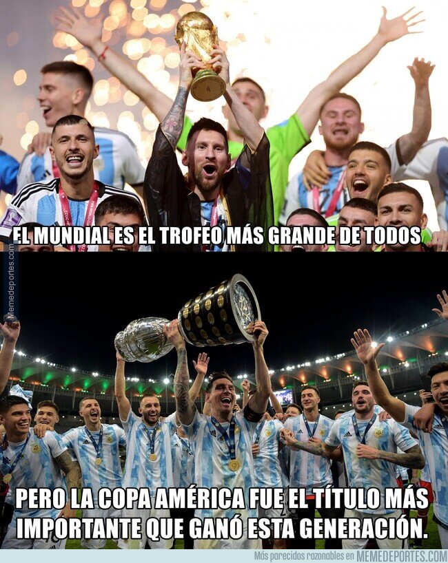 1177658 - Argentina valoró más el trofeo de la Copa que el Mundial