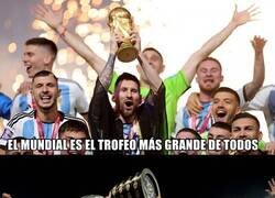 Enlace a Argentina valoró más el trofeo de la Copa que el Mundial