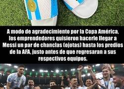 Enlace a Messi y su historia con una pequeña compañía de calzado argentina