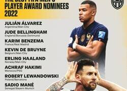 Enlace a Lista de Nominados al The Best Fifa Men's