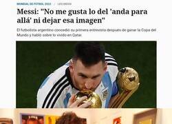 Enlace a Messi reniega del 