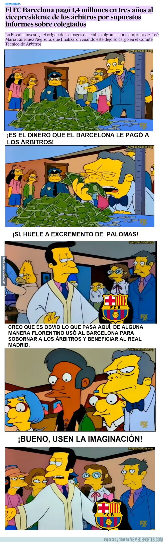 1181352 - El Barcelona pagándole a los árbitros