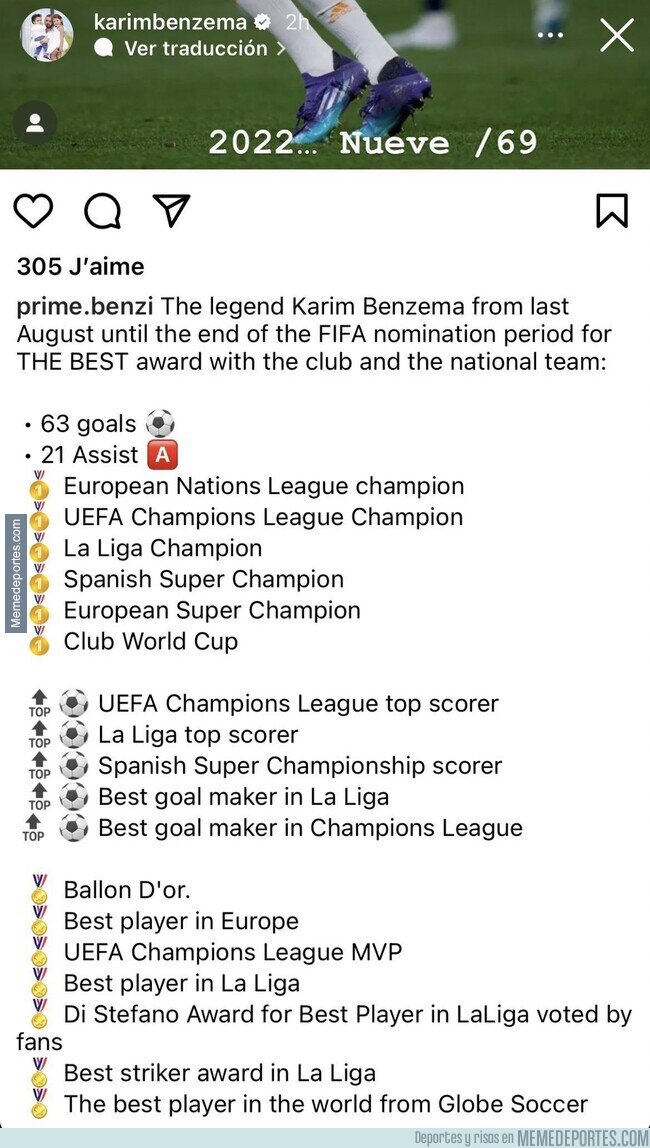 1182572 - Benzema deja retratados a la gran mentira de los premios The Best
