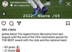 Enlace a Benzema deja retratados a la gran mentira de los premios The Best