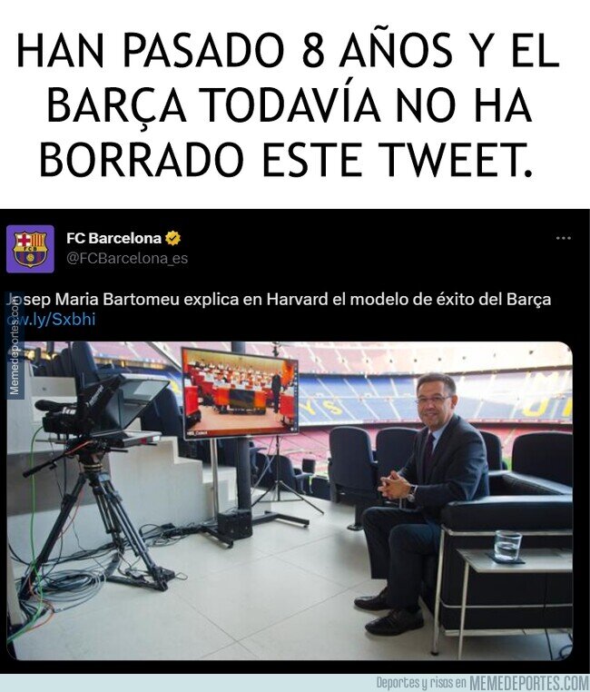 1183554 - El tweet que gafó al Barça por los próximos 50 años
