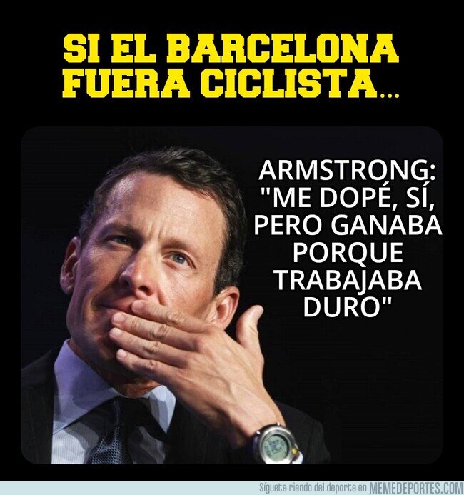 1184216 - El Barça tiene 26 Ligas y Lance Armstrong tiene 7 Tours de Francia.
