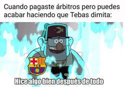 Enlace a El Barça pide la dimisión de Tebas en un duro comunicado