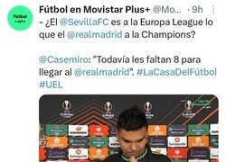 Enlace a Casemiro ya sabe lo que es estar fuera del Madrid en Europa