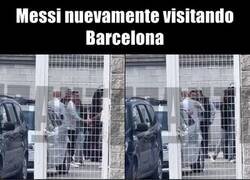 Enlace a Messi otra vez en Barcelona
