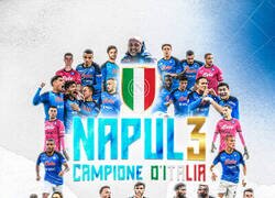Enlace a El Napoli campeón de la Serie A ¡Felicidades!
