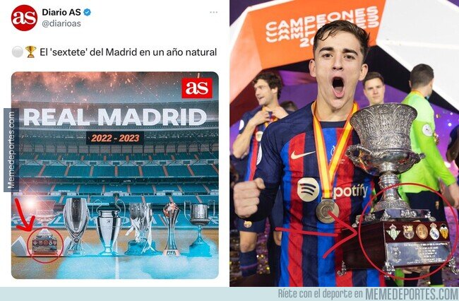 1187587 - El tweet que debió borrar el AS por contar un título que nunca ganó el Madrid.