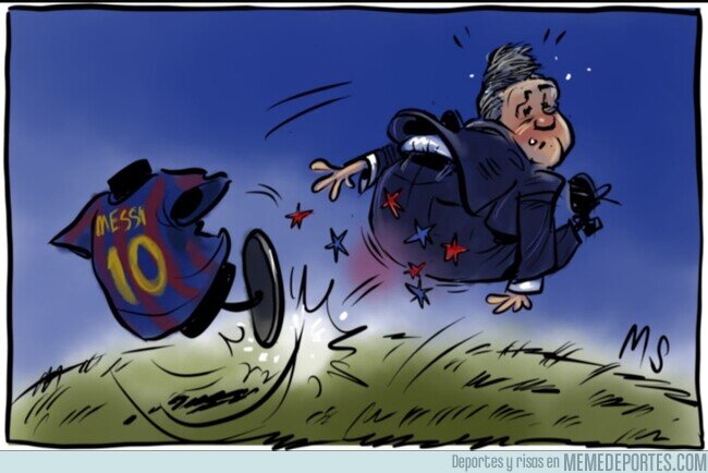 1189936 - Messi rechaza al Barça y a Laporta