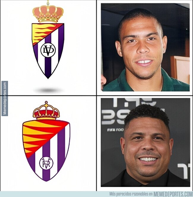 1191376 - Dicen que Ronaldo cambió el escudo del Valladolid en honor a sí mismo
